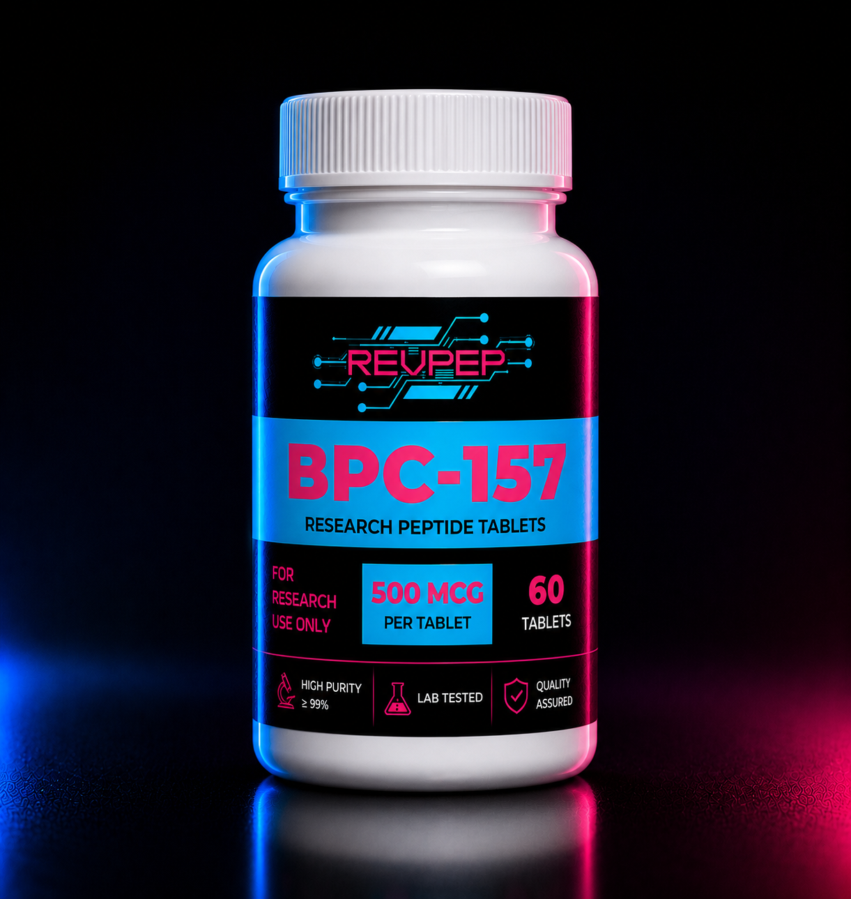 BPC-157 500mcg 60ct research compound